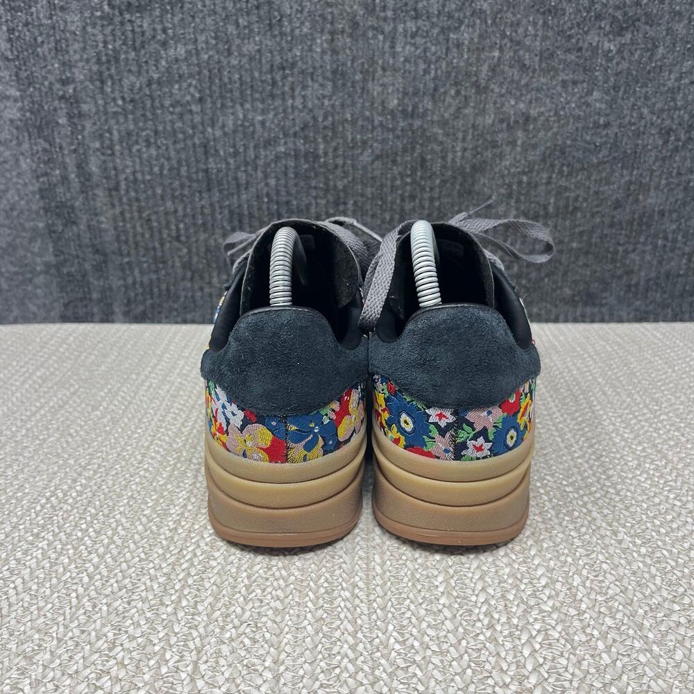 Adidas Gazelle Bold Liberty London Black Gold Floral Platform Women’s 8 JI2572 - Picture 4 of 8